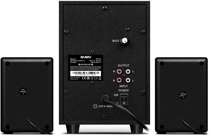 SVEN MS-110 SPEAKERS 2.1  USB, SD 10W_8