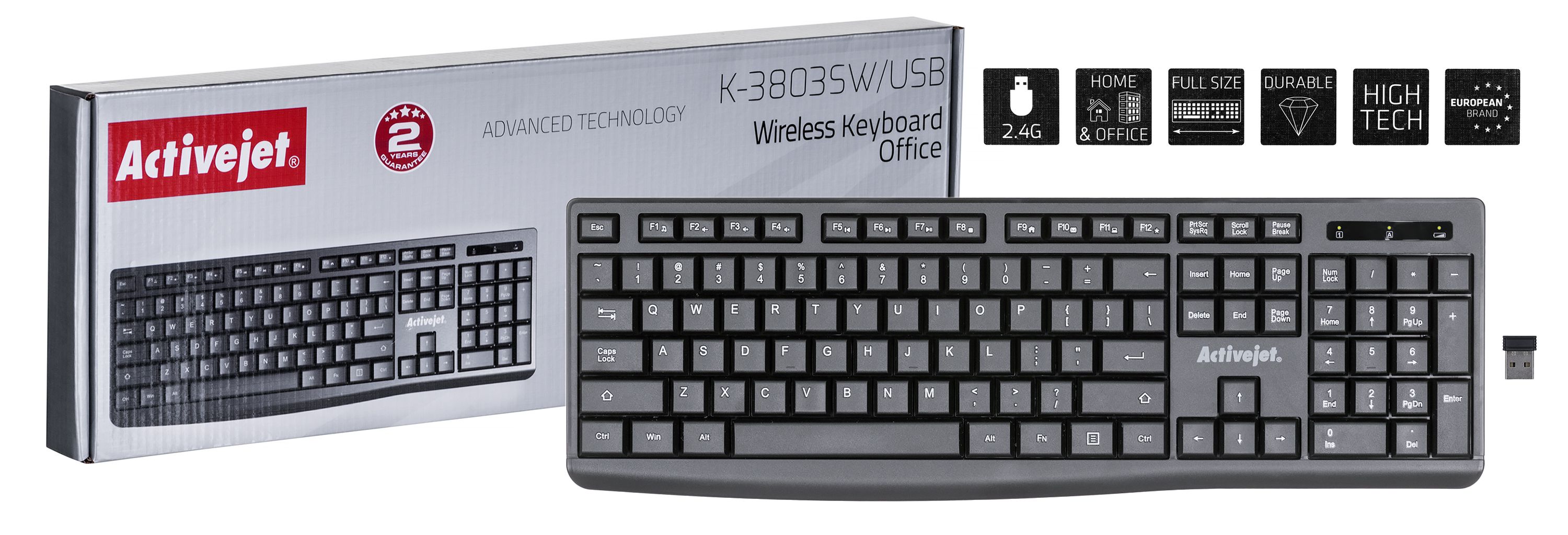 Activejet USB keyboard K-3803SW_12