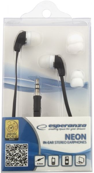 Esperanza EH147K headphones/headset In-ear Black_2