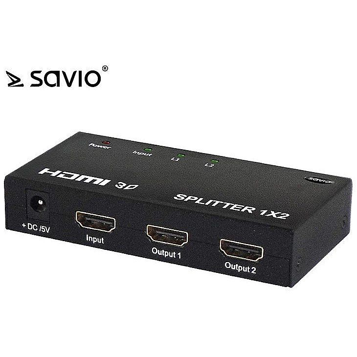Savio CL-42 video splitter HDMI 2x HDMI_2