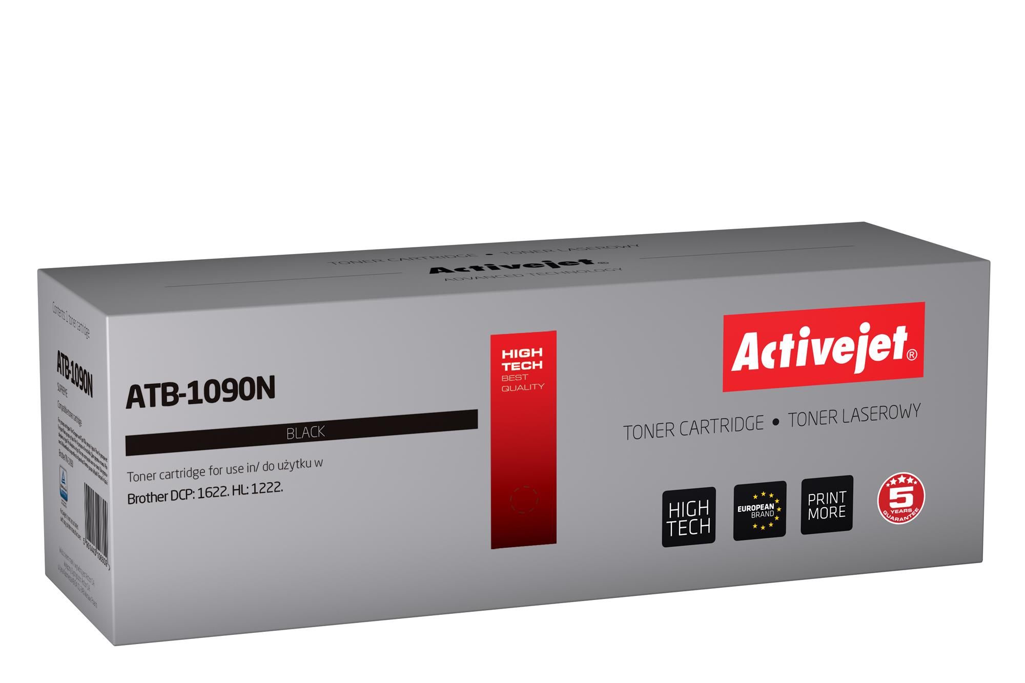 Activejet ATB-1090N toner for Brother printer Brother TN-1090 replacement Supreme 1500 pages black