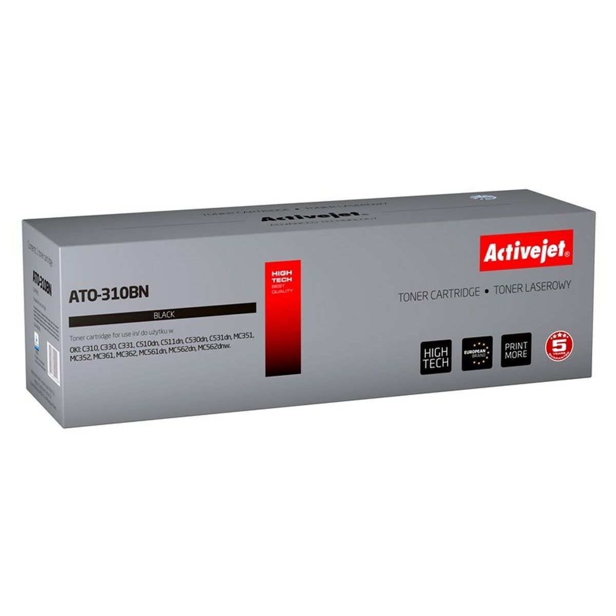 Activejet ATO-310BN toner for OKI printer OKI 44469803 replacement Supreme 3500 pages black