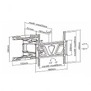 Maclean MC-832 Flat TV Monitor Bracket 37