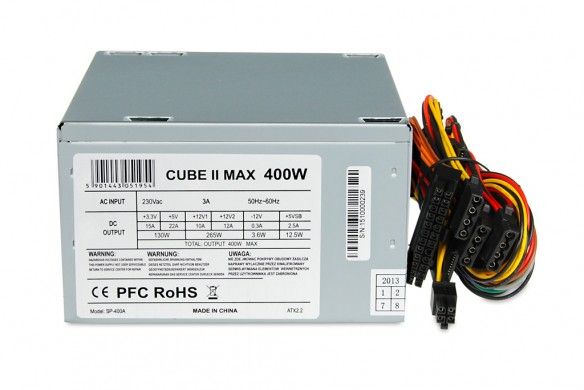 iBox CUBE II power supply unit 400 W ATX Silver_1