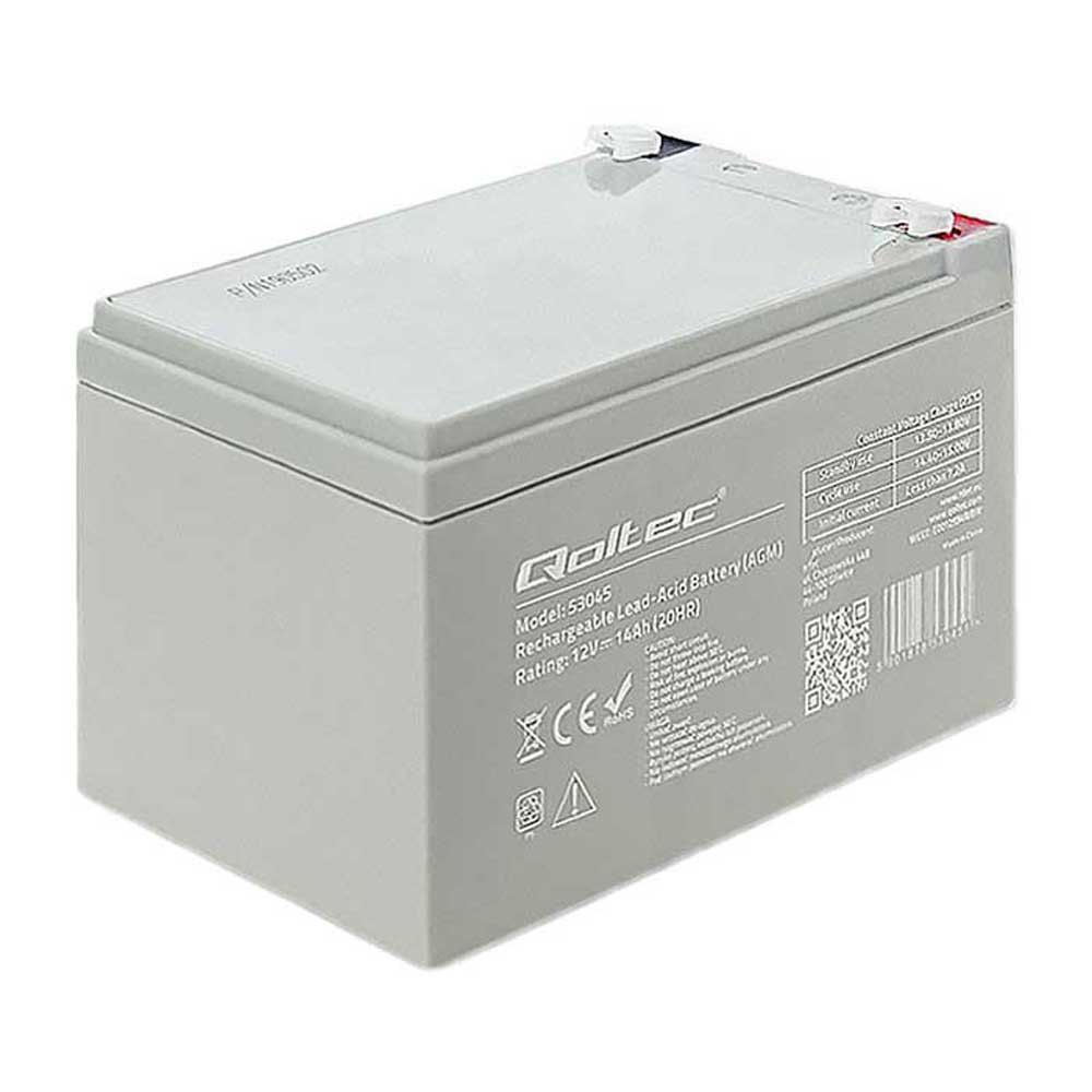 Qoltec 53045 AGM battery | 12V | 14Ah | max. 210A_1