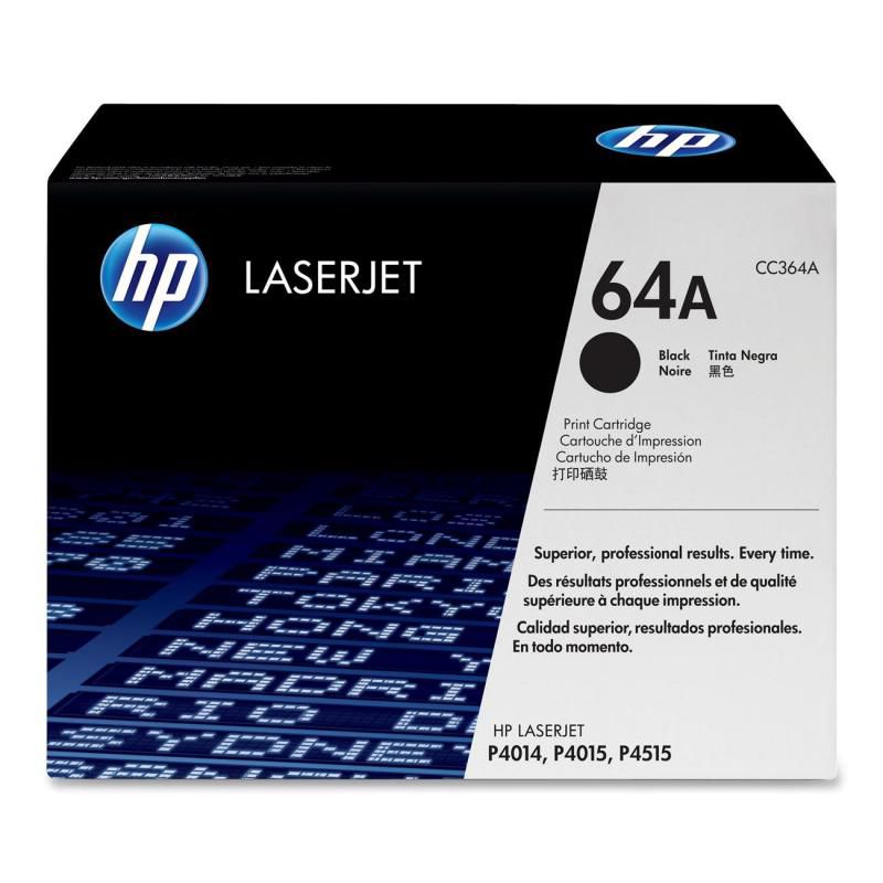 Toner HP LaserJet P4015/P4515 Serie CC364A 10K bla_1