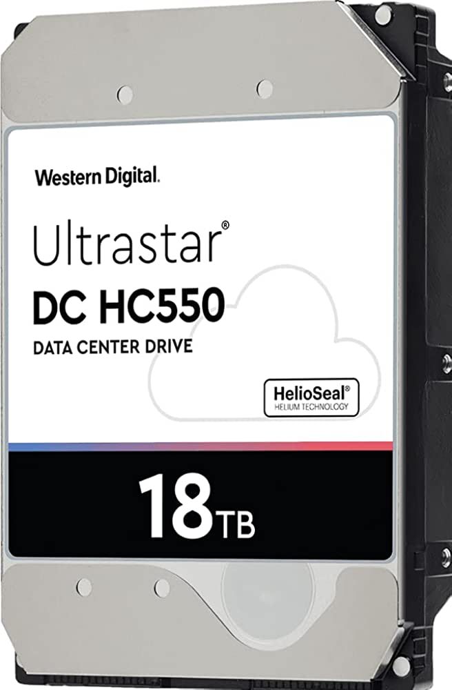 HDD Server WD/HGST Ultrastar 18TB DC HC550 (3.5’’, 512MB, 7200 RPM, SAS 12Gbps, 512E SE P3), SKU: 0F38353_1