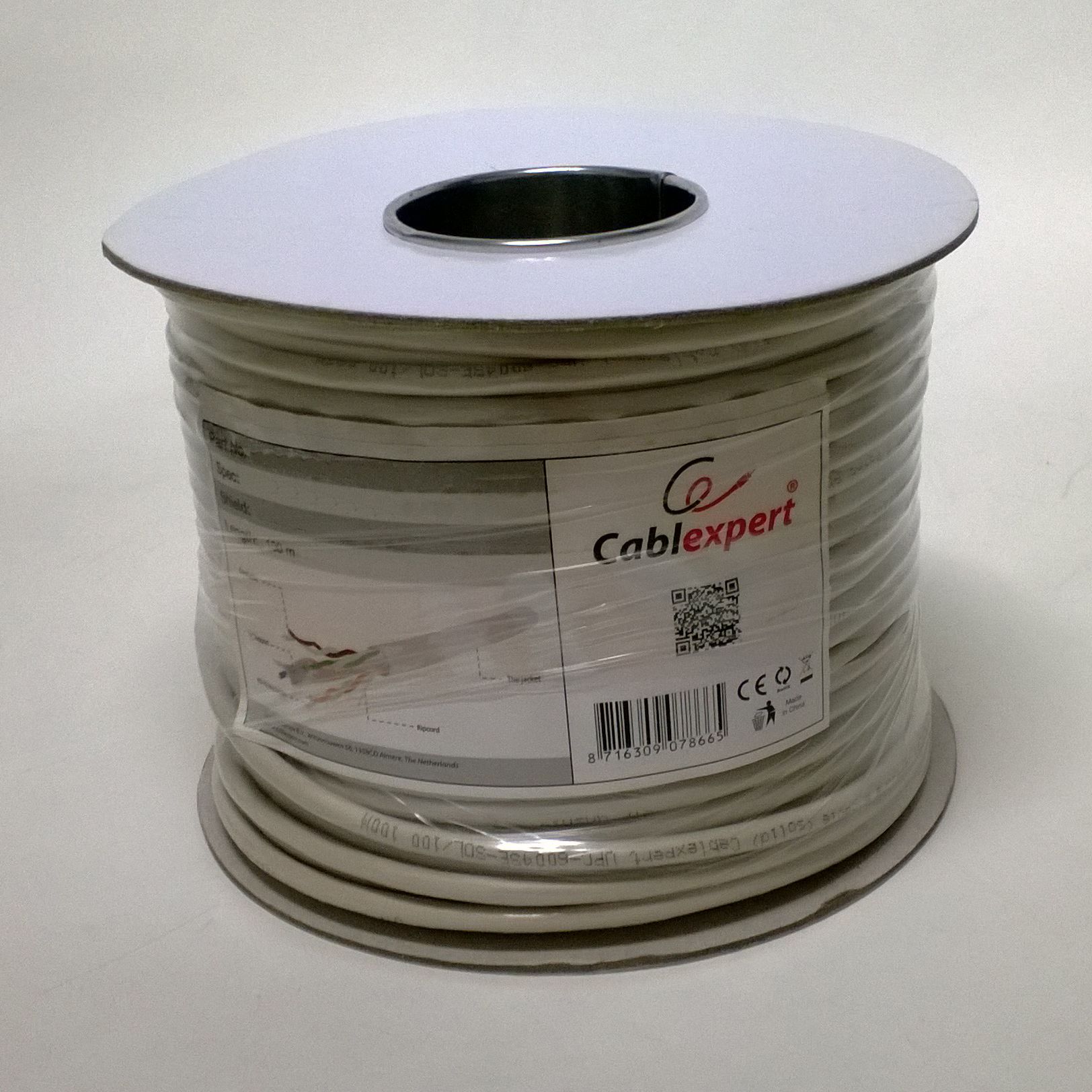 GEMBIRD UPC-5004E-SOL-R UTP solid cable cat. 5 CCA 305m roll red_2