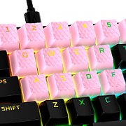 HP Gaming Keycaps Full set, HyperX Pudding, US Layout, Pink_1