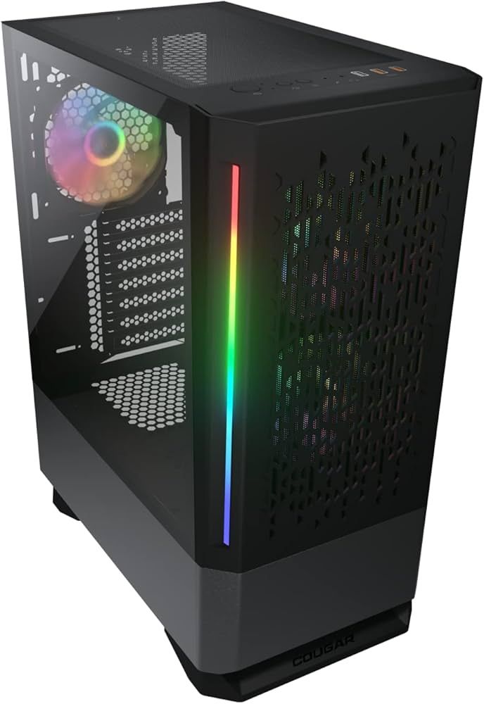 MX430 Air RGB-Black 3851C60.0001 Case MX430 Air RGB-Black/ Mid tower / 3 ARGB fans / 2 LED Strips/TG transparant side window_2