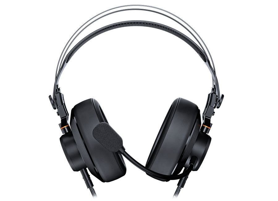 VM410 3H550P53B.0002 Headset VM410 / 53mm Driver/ 9.7mm noise cancelling Mic. / Stereo 3.5mm 4-pole and 3-pole PC adapter/Suspended Headband /Black_3