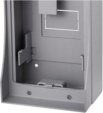 Carcasa de montat pe perete Hikvision pentru seria DS-KV8X02-IM, cod DS-KAB01; Stainless steel material. Convenient design available for thewall mounting of the villa door station (DS-KV8X02-IM). No insulation._3