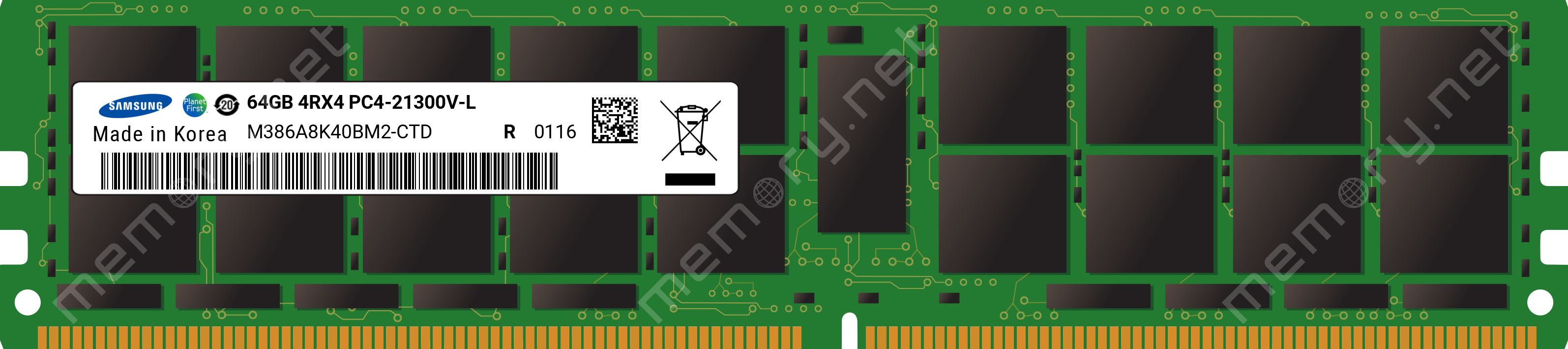 RAM DDR4 LR REG 64GB/PC2666/ECC/Samsung(4Rx4)_1