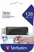 VERBATIM 49328 USB 2.0 SLIDER 128GB BLK, 