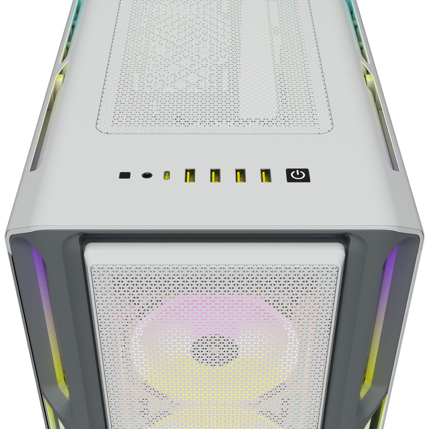 5000T RGB Tempered Glass Mid-Tower ATX PC Case - Alb_5