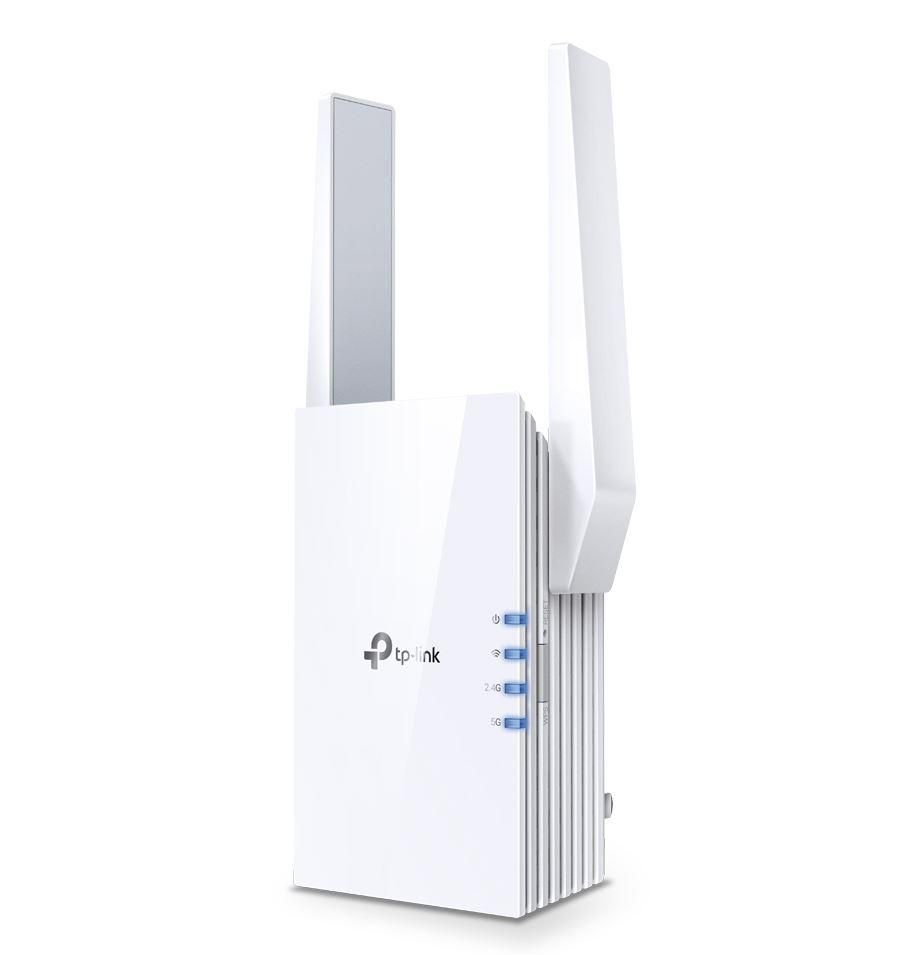 TP-link AX3000 Wi-Fi Mesh Range Extender, RE705X, 1 Port Ethernet Gigabit, 2 Antene externe, Standarde Wireless IEEE 802.11a/n/ac/ax 5GHz, IEEE 802.11b/g/n/ax 2.4GHz, frecventa 2.4, 5 Ghz, 574 Mbps at 2.4GHz, 2402 Mbps at 5GHz._2