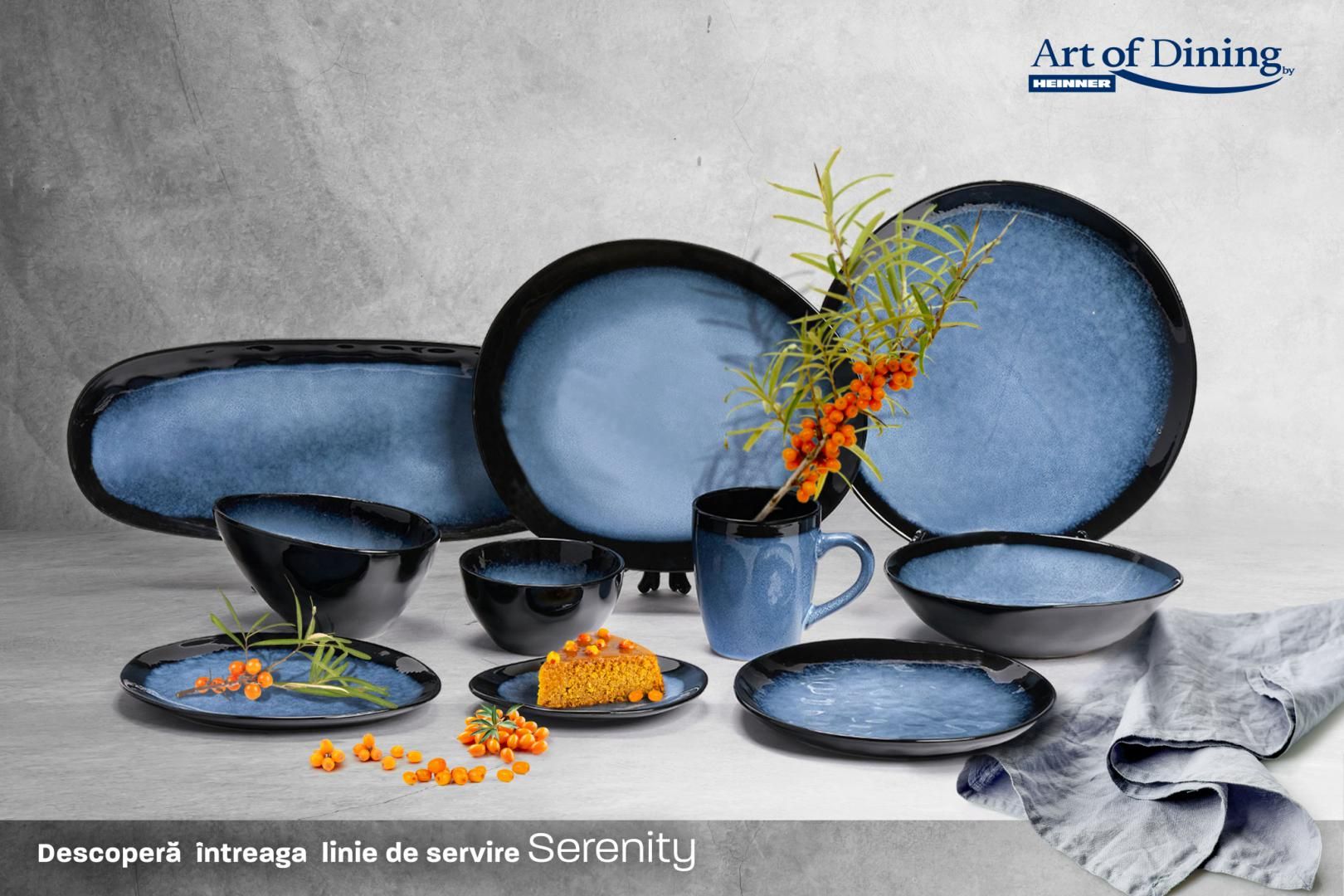 FARFURIE INTINSA CERAMICA 28 CM, SERENITY, ART OF DINING BY HEINNER_3