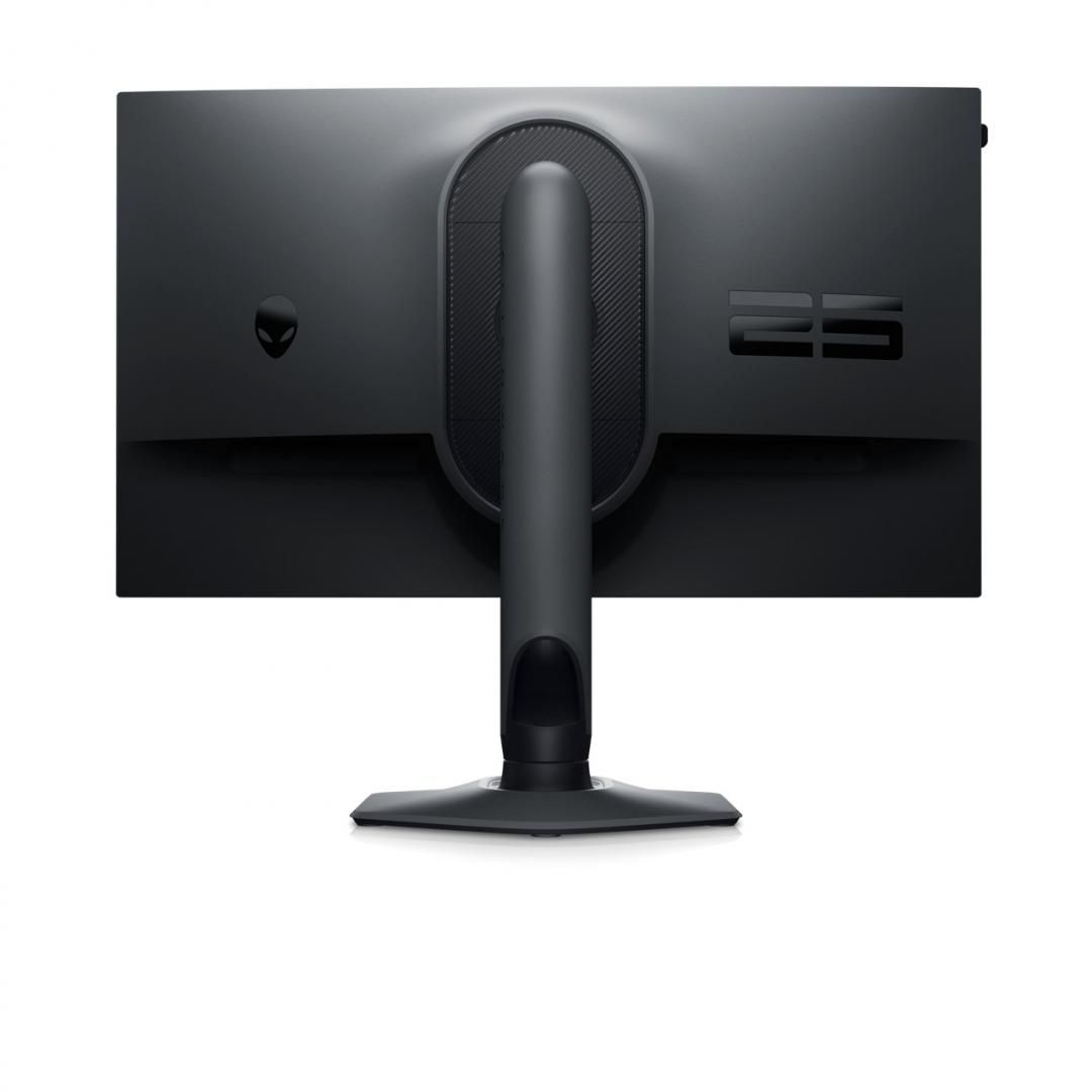 Monitor Dell Gaming Alienware 24.5'', 62.18 cm, Maximum preset resolution: HDMI: 1920 x 1080 at 255 Hz, DisplayPort: 1920 x 1080 at 360 Hz, Screen type: Active matrix-TFT LCD, Panel Type: Fast IPS, Backlight: WLED, Display screen coating: Anti-glare treatment of the front polarizer (3H) hard_3