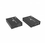 Extender IP over Ethernet KVM (HDMI + USB + IR )  1080P  IP Extender 150metrii  EvoConnect E5200K_1