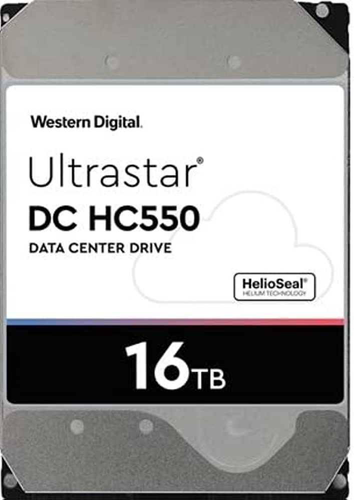 HDD Server WD/HGST Ultrastar 16TB DC HC550 (3.5’’, 512MB, 7200 RPM, SATA 6Gbps, 512N SE NP3), SKU: 0F38462_1