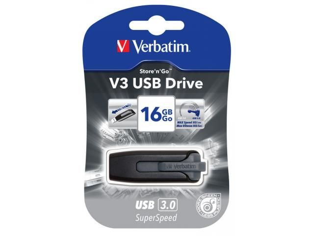 Stick memorie Verbatim Store 'n' Go V3 16GB, USB 3.0, Black_1