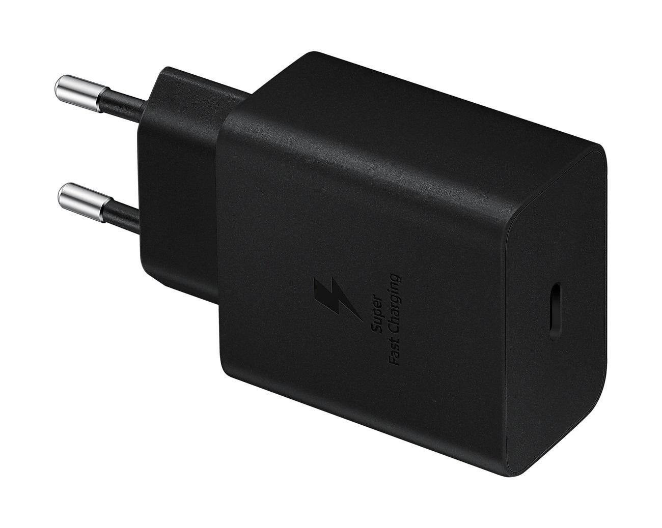 Samsung Power Adapter 45W USB-C Super Fast Charge; USB-C to USB-C Cable, 5A, 1.8m; Black 