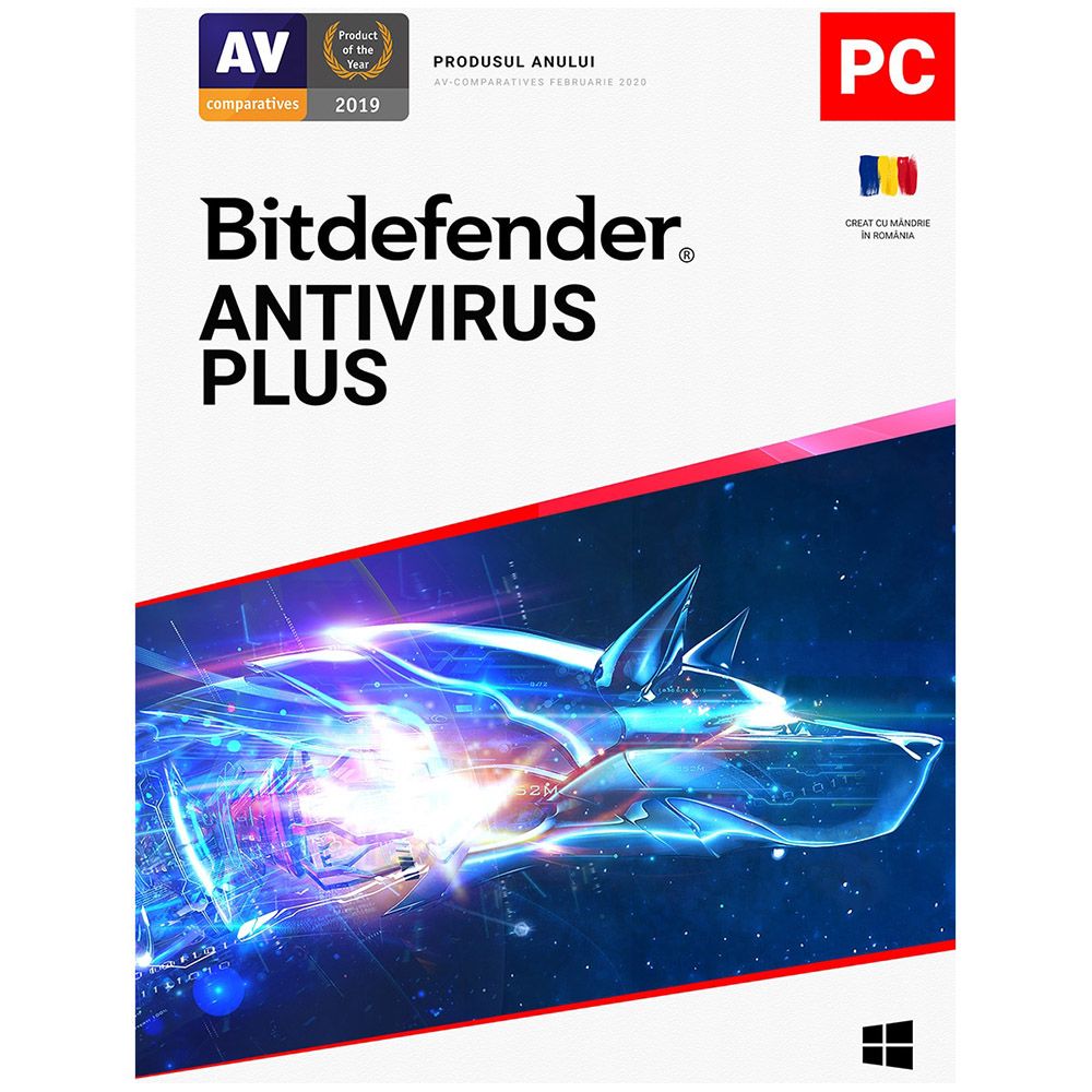 Licenta retail Bitdefender Antivirus Plus - protectie de bazapentru PC- uri Windows, valabila pentru 2 ani, 5 dispozitive, new_1