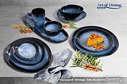 SET 4  FARFURII OVALE CERAMICA 21 CM, SERENITY, ART OF DINING BY HEINNER_5