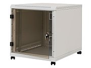 Rack de podea 19  Triton 12U 600x800mm usa fata sticla panouri laterale/spate detasabile sectiuni pentru ventilatie activa, sectiuni acces cabluri sus/jos/spate IP20 negru