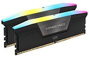 CORSAIR VENGEANCE RGB 32GB 2x16GB DDR5 5200MHz DIMM Unbuffered 40-40-40-77 XMP 3.0 Black Heatspreader RGB LED 1.25V_2