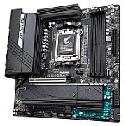 Placa de baza Gigabyte B650M AORUS ELITE AX AM5, B650 Chipset, Supports 7000 series AMD Ryzen, 4x DIMM Slots, DDR5 6600MHz, PCIe Gen 4, 4x SATA 6Gb/s connectors, 2xM.2 Slot, 2.5GB LAN, USB Type-C, WIFI 6E, Micro-ATX_3