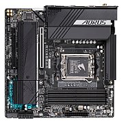 Placa de baza Gigabyte B650M AORUS ELITE AX AM5, B650 Chipset, Supports 7000 series AMD Ryzen, 4x DIMM Slots, DDR5 6600MHz, PCIe Gen 4, 4x SATA 6Gb/s connectors, 2xM.2 Slot, 2.5GB LAN, USB Type-C, WIFI 6E, Micro-ATX_4