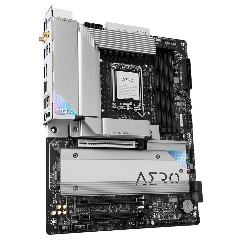 Placa de baza Gigabyte Z790 AORUS MASTER LGA 1700, Z790, PCIe Gen 5, ATX, 4x DIMM slots, DDR5 7600MHz(OC), 5 x M.2 , 4 x SATA, 2.5Gb LAN, WIFI 6E, HDMI, 8x USB, Type-C_3