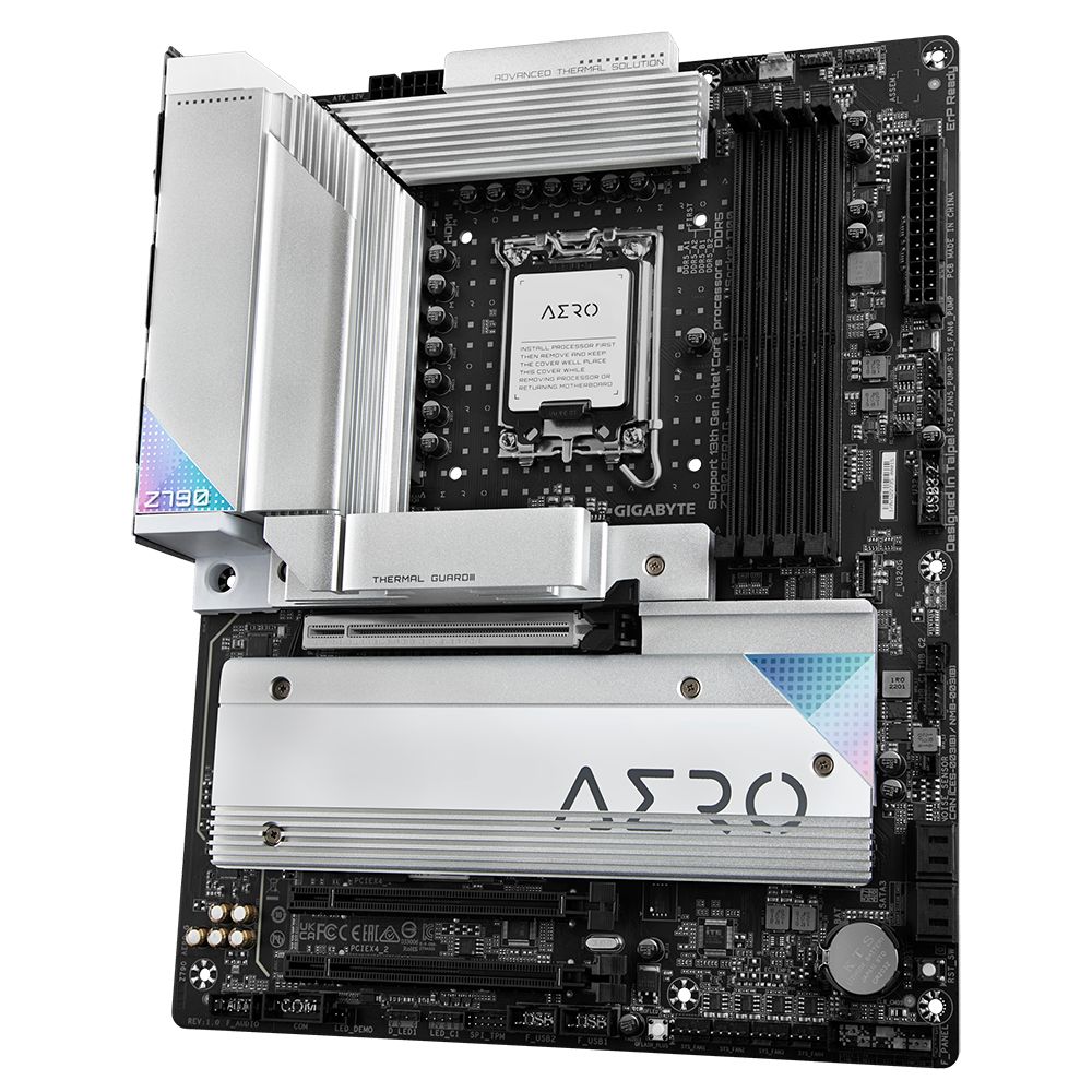 Placa de baza Gigabyte Z790 AORUS MASTER LGA 1700, Z790, PCIe Gen 5, ATX, 4x DIMM slots, DDR5 7600MHz(OC), 5 x M.2 , 4 x SATA, 2.5Gb LAN, WIFI 6E, HDMI, 8x USB, Type-C_4