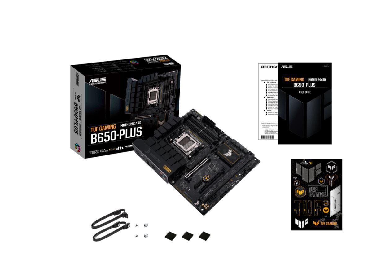 Placa de baza Asus TUF GAMING B650-PLUS AM5, 4x DDR5, 3 xM.2, 4xSATA, 2x PCIe 4.0 x16, 2x PCI x1, ATX_2