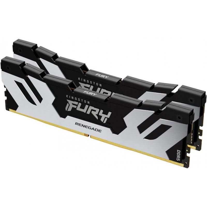 Memorie RAM Kingston Fury Renegade Silver RGB, DIMM, DDR5, 32GB, CL32, 6000MHz. kit of 2_3