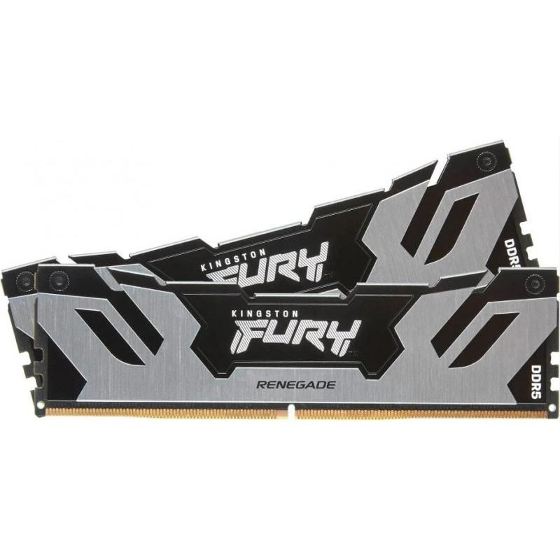 Memorie RAM Kingston Fury Renegade Silver, DIMM, DDR5, 32GB, CL32, 6400MHz. kit of 2_3