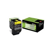 Toner Lexmark 80C20Y0, yellow, 1 k, CX310dn , CX310n , CX410de ,CX410de with 3 year Onsite Service , CX410dte , CX410e , CX510de ,CX510de Statoil , CX510dhe , CX510dthe_1