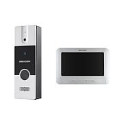 Set videointerfon color Hikvision DS-KIS202T; montaj pe 4fire; setulesteformat din post exterior DS-KB2411-IM si monitorinteriorDS- KH2220;Descriere post exterior DS-KB2411-IM : PostvideointerfonexterioHikvision DS-KB2411-IM; instalare pe 4 fire;PinholeCamerawith1920 × 1080@ 25 fps, Video Intercom_1