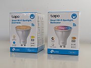 BEC LED wireless TP-LINK, 350lm, 2.9W, fasung GU10, temperatura culoare 2200K - 6500K , control prin smartph.cu apl.Tapo, ajustare automata a luminii in fct. de momentul zilei, pachetul contine 4 bucati 