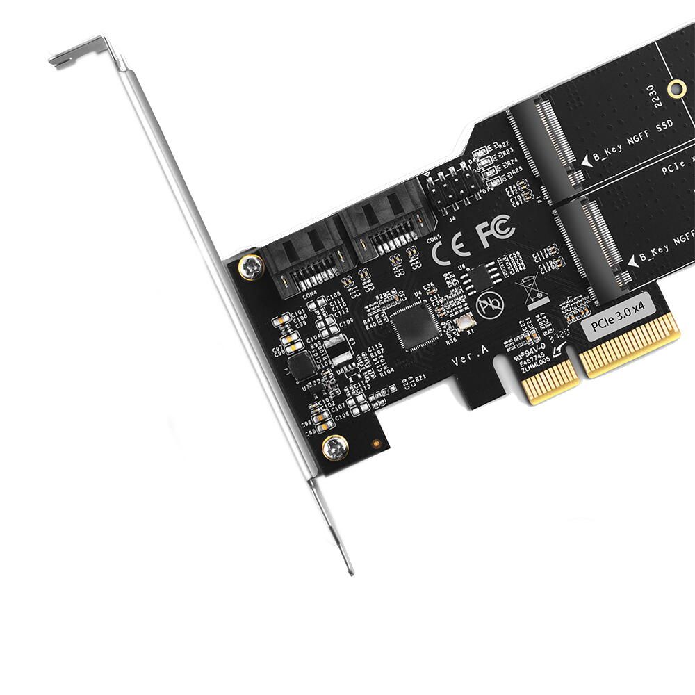 Controller PCIE 2X SATA 6G + 2X SATA M.2_2