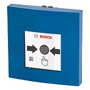 Buton adresabil Bosch FMC-210-DM-G-B manual de semnalizare incendiu, cu geam, albastru, IP52_1