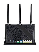 Router Wireless Asus RT-AX86U PRO, AX5700, dual-band, WI-FI 6, compatibil cu PS5, standarde retea: IEEE 802.11a, IEEE 802.11b, IEEE 802.11g, WiFi 4 (802.11n), WiFi 5 (802.11ac), WiFi 6 (802.11ax), IPv4, IPv6, Procesor:  2.0GHz quad-core, Memorie: 256 MB Flash and 1 GB RAM, Antene: 3x externe, 1 x_1