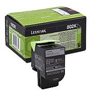 LEXMARK 80C20K0 TONER 802K RET BLK 1K_1