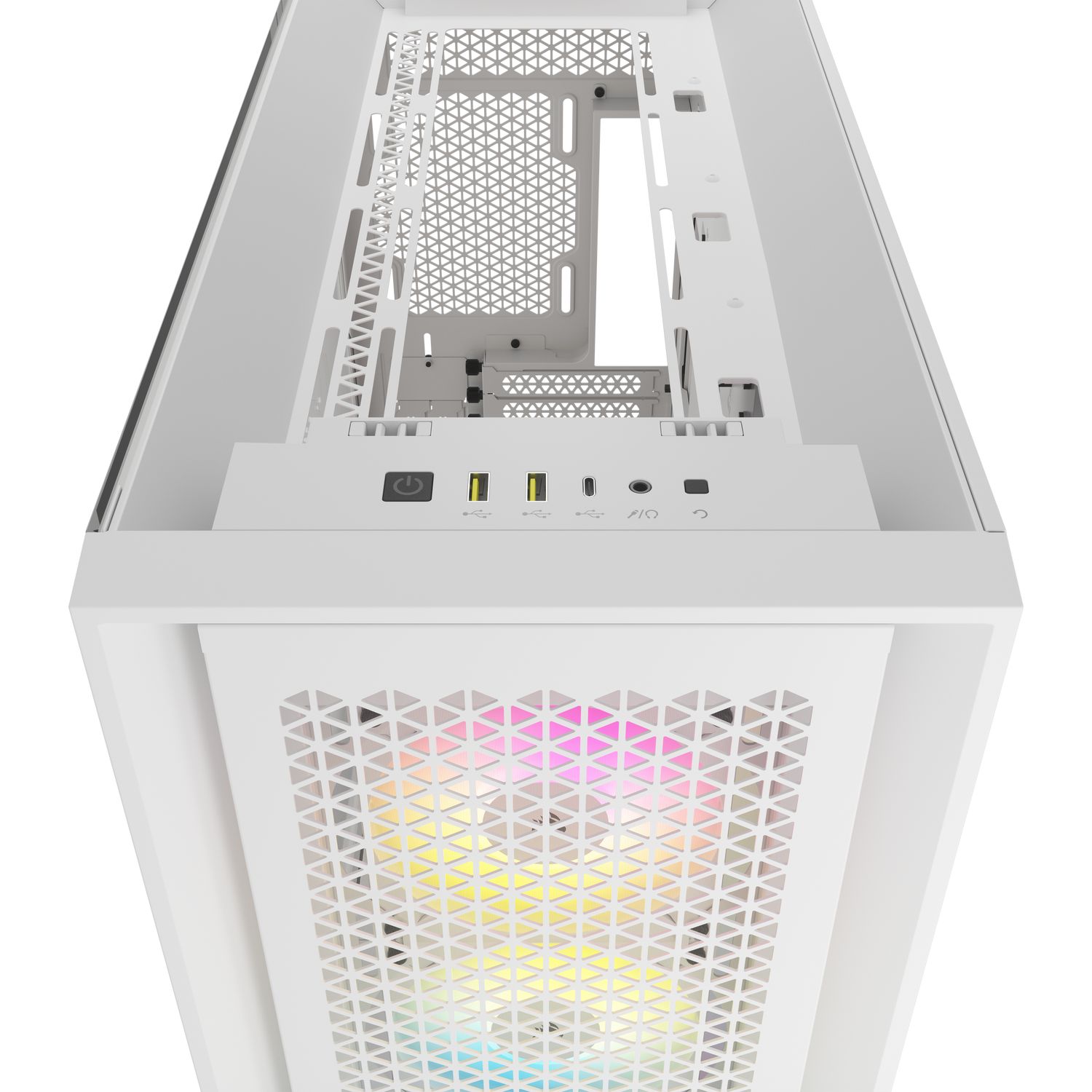 CORSAIR iCUE 5000D RGB Airflow Mid-Tower True White_3