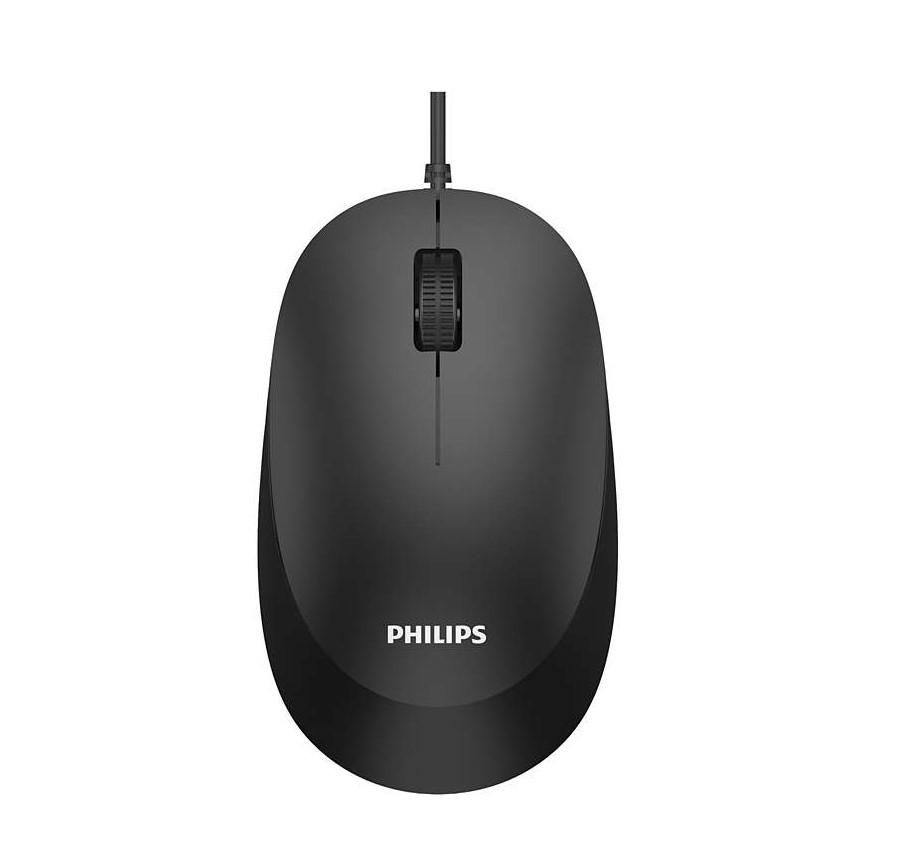 Mouse Philips SPK7207BL, USB 2.0, optic, 1000 DPI, 1.5m, negru_3