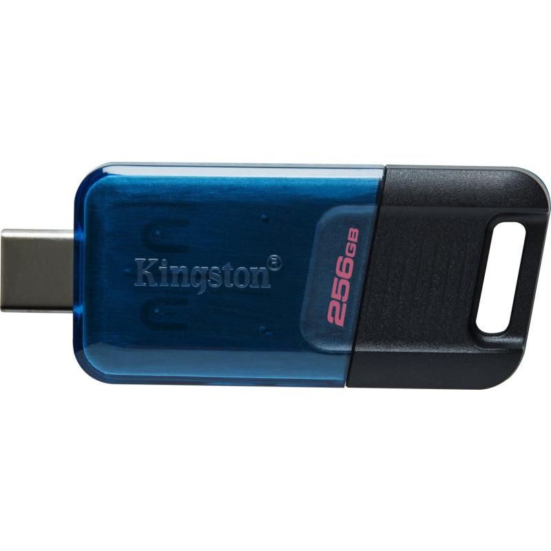 USB Flash Drive Kingston 256GB Data Traveler 80, USB-C 3.2, R/W: 200/60 MB/s, Compatible with Windows/Mac OS/Linux/Chrome OS_3