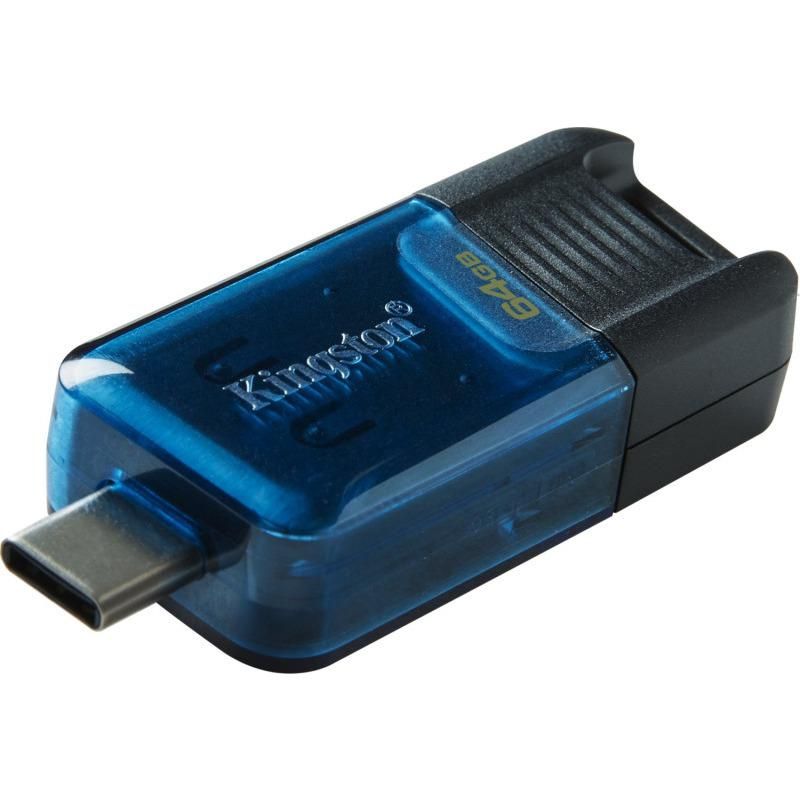 USB Flash Drive Kingston 32GB Data Traveler 80, USB-C 3.2, R/W: 200/60 MB/s, Compatible with Windows/Mac OS/Linux/Chrome OS_3