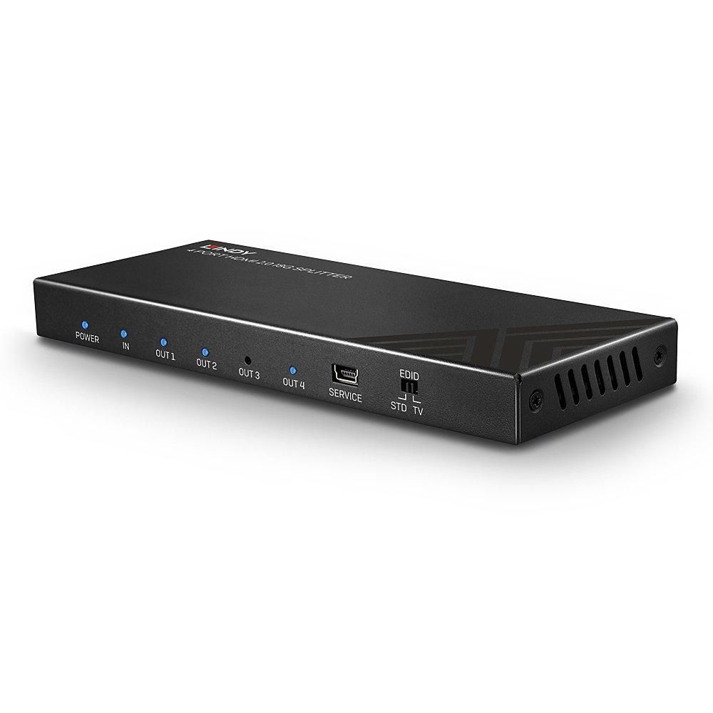 Splitter semnal video Lindy 4x HDMI 2.0 18G, latime de banda 18Gbps, rezolutie maxima 3840x2160, audio pass-through_2