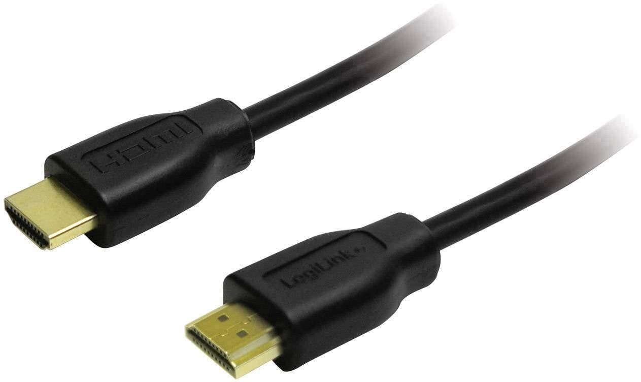 CABLU video LOGILINK, HDMI (T) la HDMI (T), 20m, conectori auriti, rezolutie maxima 4K UHD (3840 x 2160) la 30 Hz, HDMI 1.4, 2xecranaj, negru, 